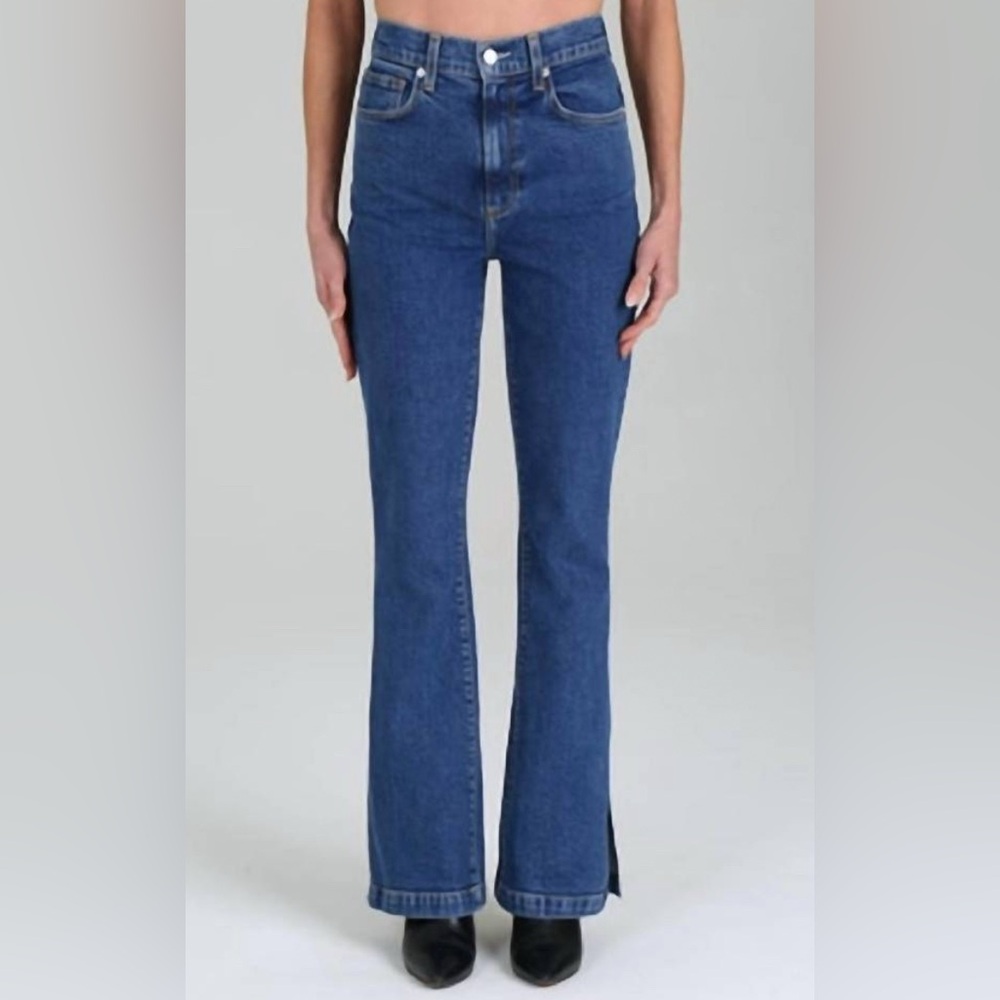 LE JEAN stella flare jean in hawk 29